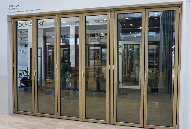 Folding Door Extension System(Wood texture pattern) Image4